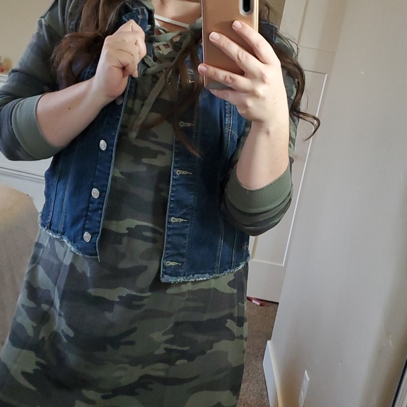Maurices Dresses | Hooded Camo Midi 